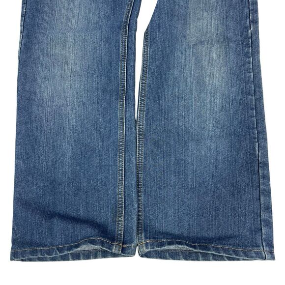 Levi’s 550 Relaxed Fit Medium Wash Straight Leg Crop Mom Jeans Women's 16 Reg - Picture 5 of 12